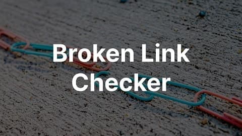 Broken Link Checker